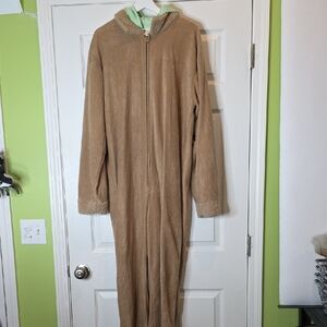 NWT Star Wars Grogu Baby Yoda The Child One Piece Union Suit Pajama Adult L/XL